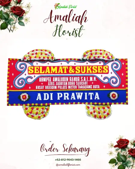Papan Bunga Ucapan Selamat Sunggingwarno